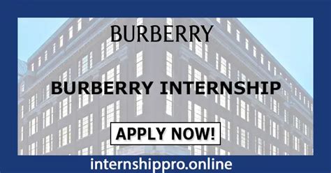 department manager firenze burberry|burberry internships.